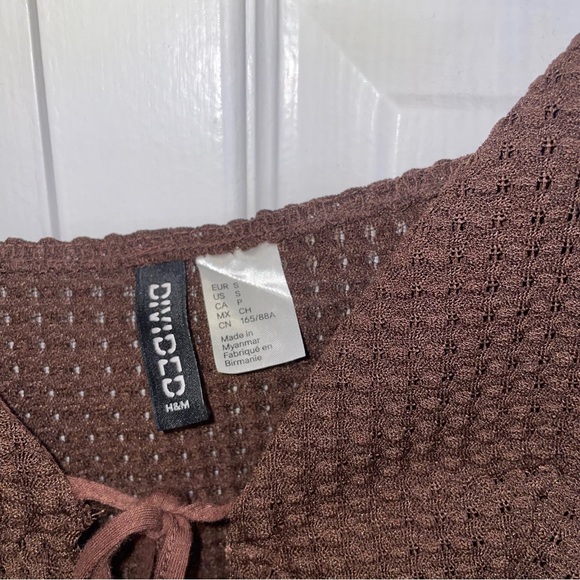 H&M Crochet Tie Top - Picture 3 of 4